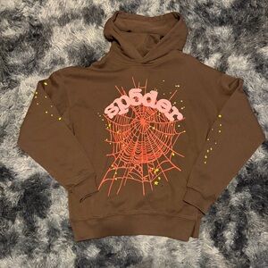 Brown spider hoodie